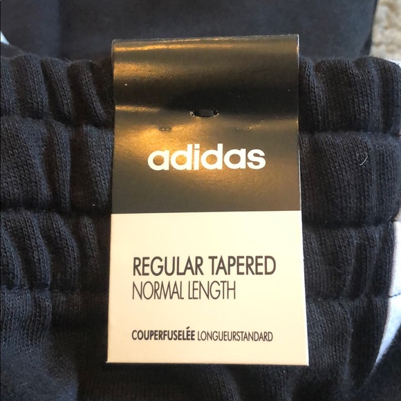 NWT Mens Adidas Black Essential Fleece Joggers - Picture 9 of 10